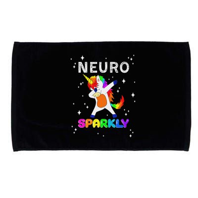 Neurodivergent Neurosparkly Neurodivergence Unicorn Adhd Asd Microfiber Hand Towel