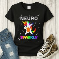 Neurodivergent Neurosparkly Neurodivergence Unicorn Adhd Asd Womens T-Shirt