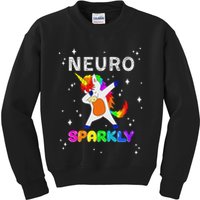 Neurodivergent Neurosparkly Neurodivergence Unicorn Adhd Asd Kids Sweatshirt