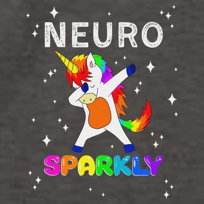 Neurodivergent Neurosparkly Neurodivergence Unicorn Adhd Asd Vector Backpack