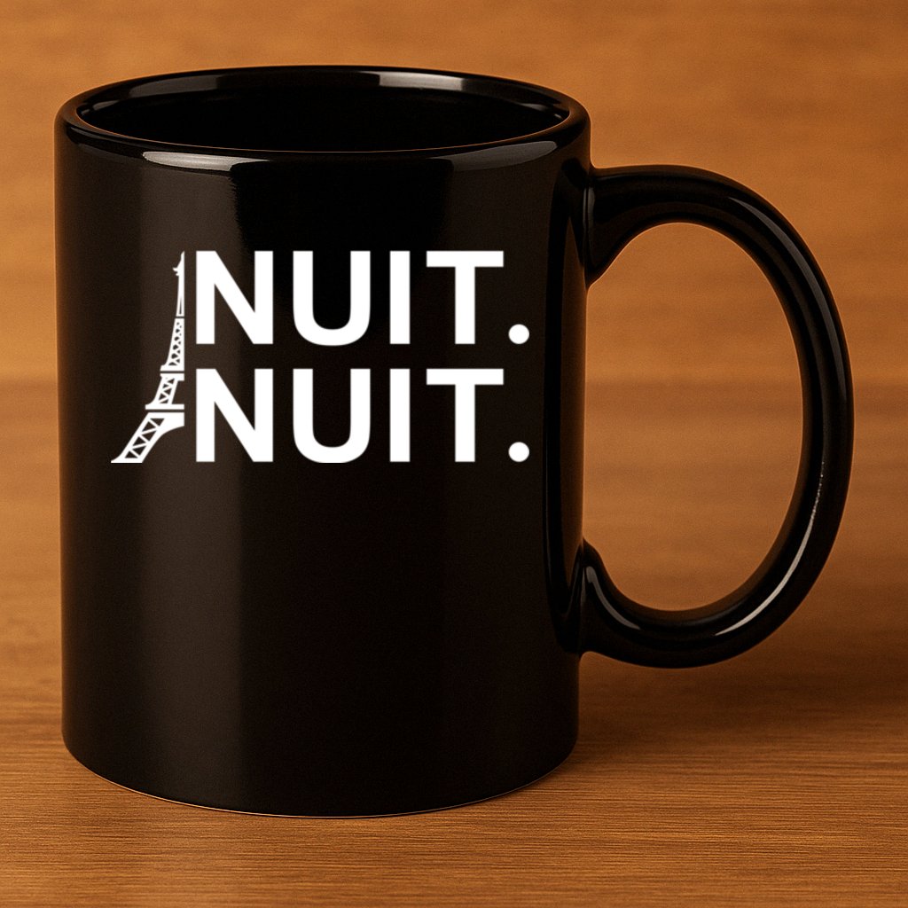 Nuit Nuit Night Night 11oz C Handle Ceramic Mug
