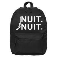 Nuit Nuit Night Night 16 in Basic Backpack