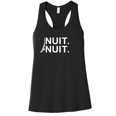 Nuit Nuit Night Night Women's Racerback Tank