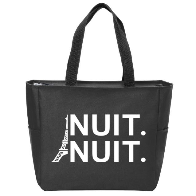 Nuit Nuit Night Night Zip Tote Bag