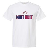 Nuit Nuit Night Night French Words Paris Tower Garment-Dyed Heavyweight T-Shirt