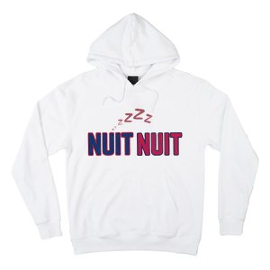 Nuit Nuit Night Night French Words Paris Tower Hoodie