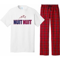 Nuit Nuit Night Night French Words Paris Tower Pajama Set