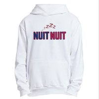 Nuit Nuit Night Night French Words Paris Tower Urban Pullover Hoodie