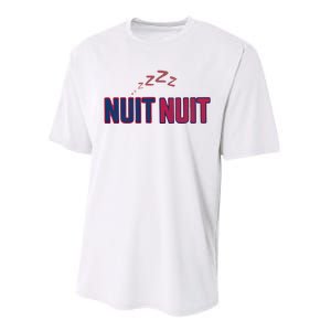 Nuit Nuit Night Night French Words Paris Tower Performance Sprint T-Shirt