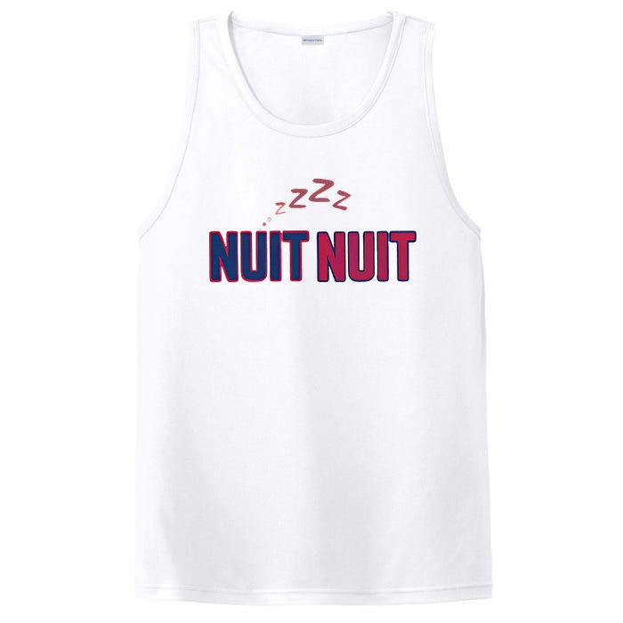 Nuit Nuit Night Night French Words Paris Tower PosiCharge Competitor Tank