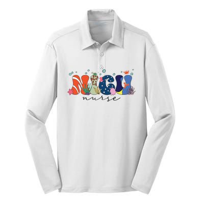 Nicu Nurse Silk Touch Performance Long Sleeve Polo