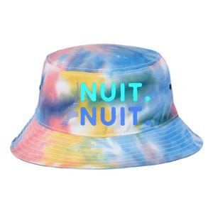 Nuit Nuit Night Night French Words Paris Tower Eiffel Tie Dye Newport Bucket Hat