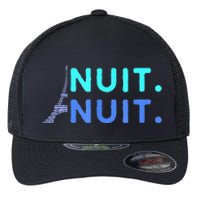 Nuit Nuit Night Night French Words Paris Tower Eiffel Flexfit Unipanel Trucker Cap