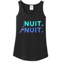 Nuit Nuit Night Night French Words Paris Tower Eiffel Ladies Essential Tank