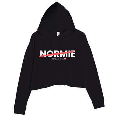 No Normie  Nueva Era En Criptomonedas Crop Fleece Hoodie