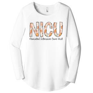 NICU Nurse Neonatal Intensive Care Unit NICU Nurse Appreciation Women's Perfect Tri Tunic Long Sleeve Shirt