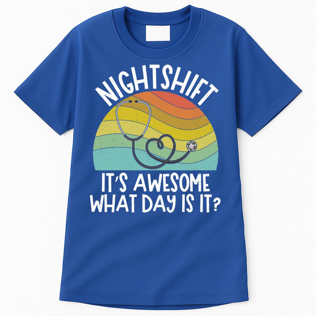 Nightshift Nurse Night Shift Nursing Rn Lpn Cna Prn Lnd Care Gift Tall T-Shirt