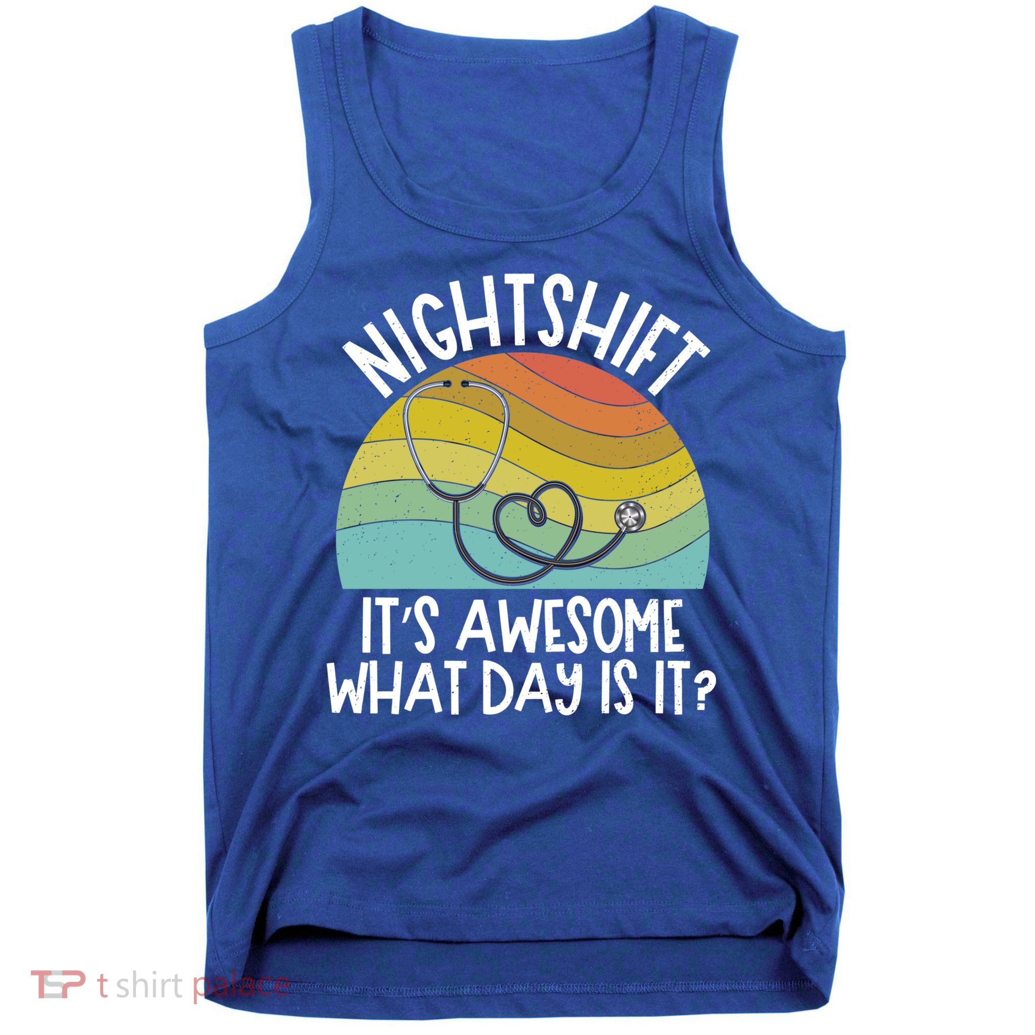 Nightshift Nurse Night Shift Nursing Rn Lpn Cna Prn Lnd Care Gift Tank Top
