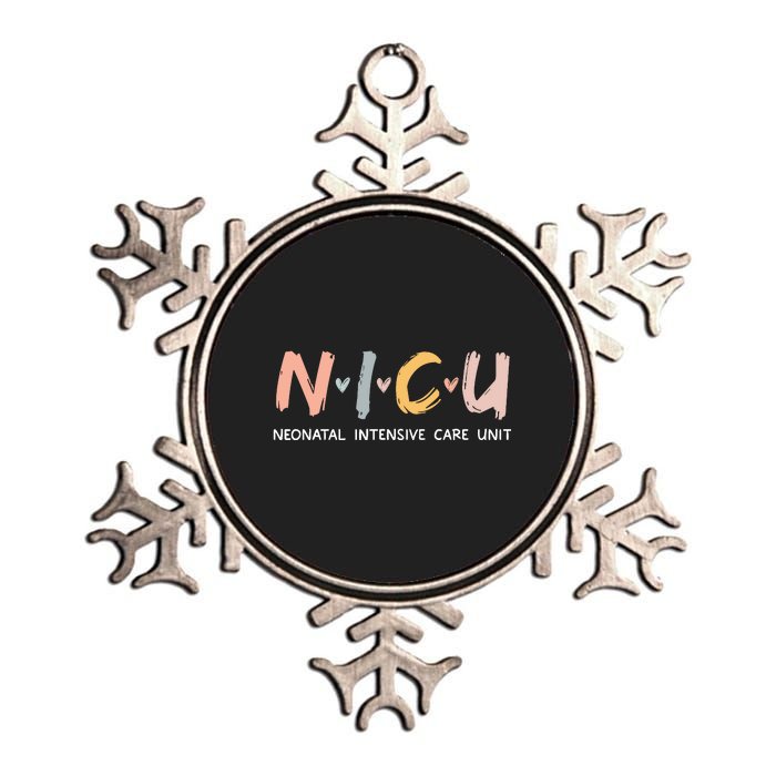 Nicu Nurse Neonatal Intensive Care Unit Nursing Metallic Star Ornament