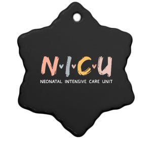 Nicu Nurse Neonatal Intensive Care Unit Nursing Ceramic Star Ornament