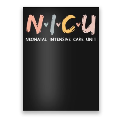 Nicu Nurse Neonatal Intensive Care Unit Nursing Poster