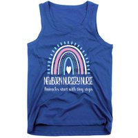 Newborn Nursery Nurse Rainbow Proud Nursery Nurse Gift Tank Top