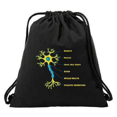 Neuroscientist Nucleus Neurobiologist Neuroscience Biology Drawstring Bag