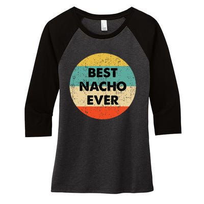 Nacho Name Women's Tri-Blend 3/4-Sleeve Raglan Shirt