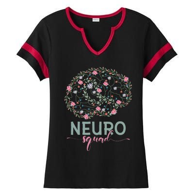 Neurology Neuro Nurse Neuro Tech Neuro Squad Ladies Halftime Notch Neck Tee