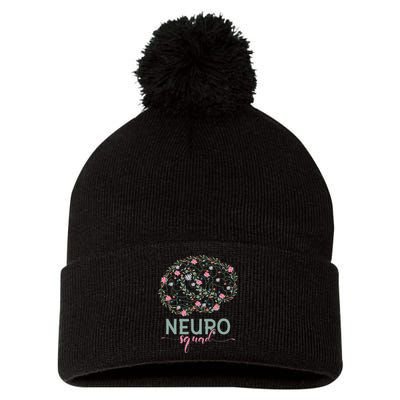 Neurology Neuro Nurse Neuro Tech Neuro Squad Pom Pom 12in Knit Beanie