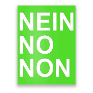 Nein No Non Thom Poster