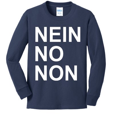 Nein No Non Thom Kids Long Sleeve Shirt