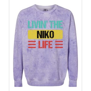 Niko Name Colorblast Crewneck Sweatshirt