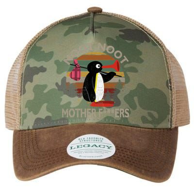 Noot Noot Noot Noot Motherf***ers Penguin Funny Vintage Legacy Tie Dye Trucker Hat