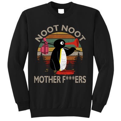 Noot Noot Noot Noot Motherf***ers Penguin Funny Vintage Sweatshirt