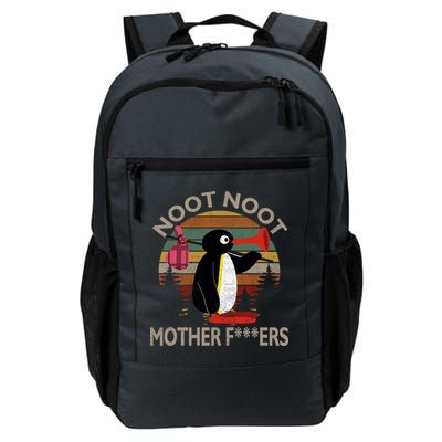 Noot Noot Noot Noot Motherf***ers Penguin Funny Vintage Backpack