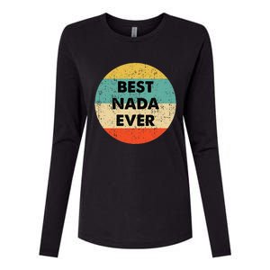 Nada Name Womens Cotton Relaxed Long Sleeve T-Shirt