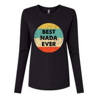 Nada Name Womens Cotton Relaxed Long Sleeve T-Shirt