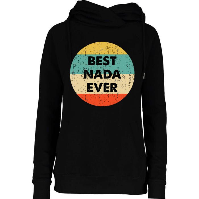 Nada Name Womens Funnel Neck Pullover Hood