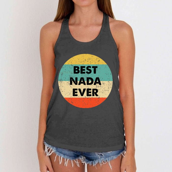 Nada Name Women's Knotted Racerback Tank