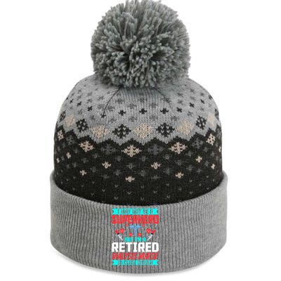 Nephrology Ney Nurse Retiret Retired Dialysis Nurse Cool Gift The Baniff Cuffed Pom Beanie