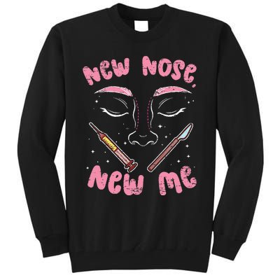 New Nose New Me Rhinoplasty Cosmetic Nose Surgery Tall Sweatshirt