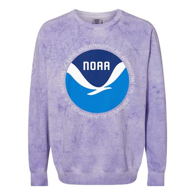 Noaa National Oceanic And Atmospheric Administration Colorblast Crewneck Sweatshirt