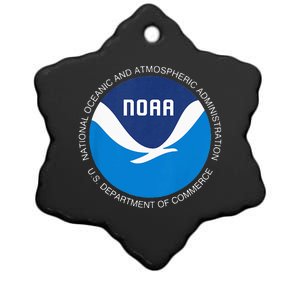 Noaa National Oceanic And Atmospheric Administration Ceramic Star Ornament