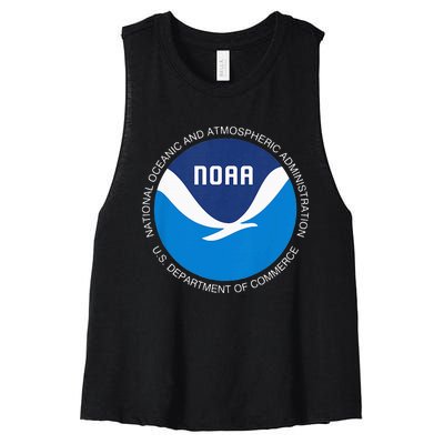 Noaa National Oceanic And Atmospheric Administration Women's Racerback Cropped Tank