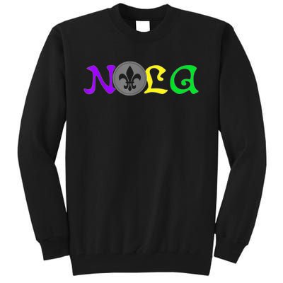 NOLA | New Orleans Mardi Gras | 504 Shirt Tall Sweatshirt