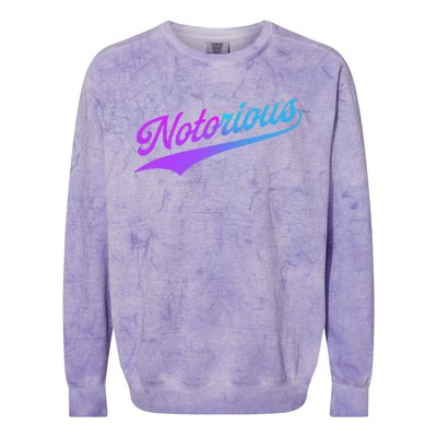 Notorious Colorblast Crewneck Sweatshirt