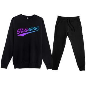 Notorious Premium Crewneck Sweatsuit Set