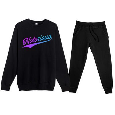 Notorious Premium Crewneck Sweatsuit Set