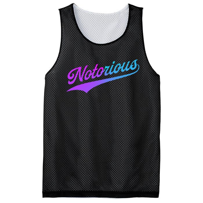 Notorious Mesh Reversible Basketball Jersey Tank